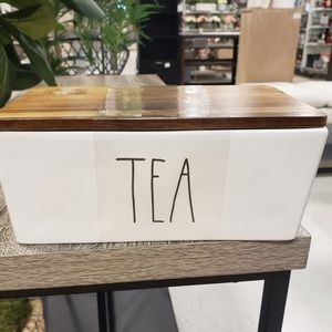 Rae Dunn ceramic Tea Box Cellar